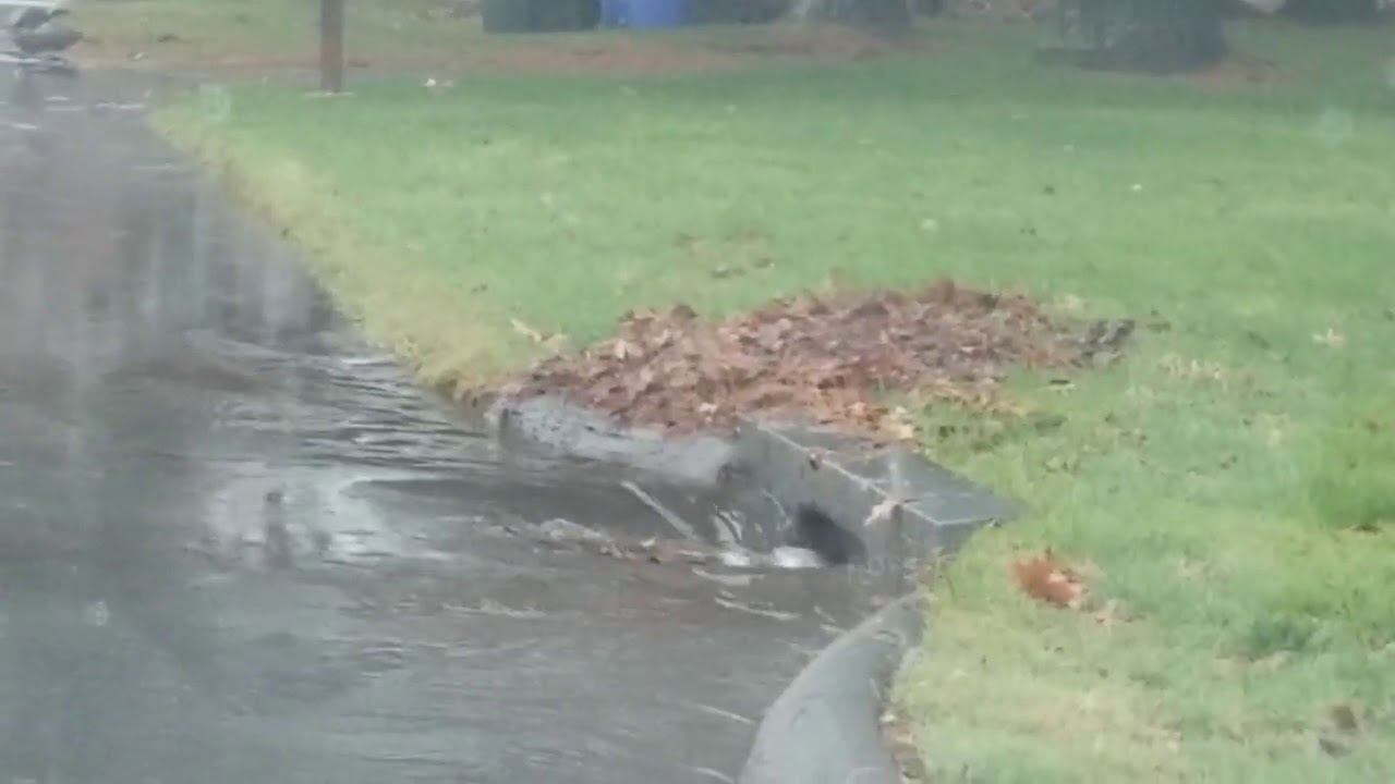 Draining Flooded Back Roads, Minor Localized Flooding