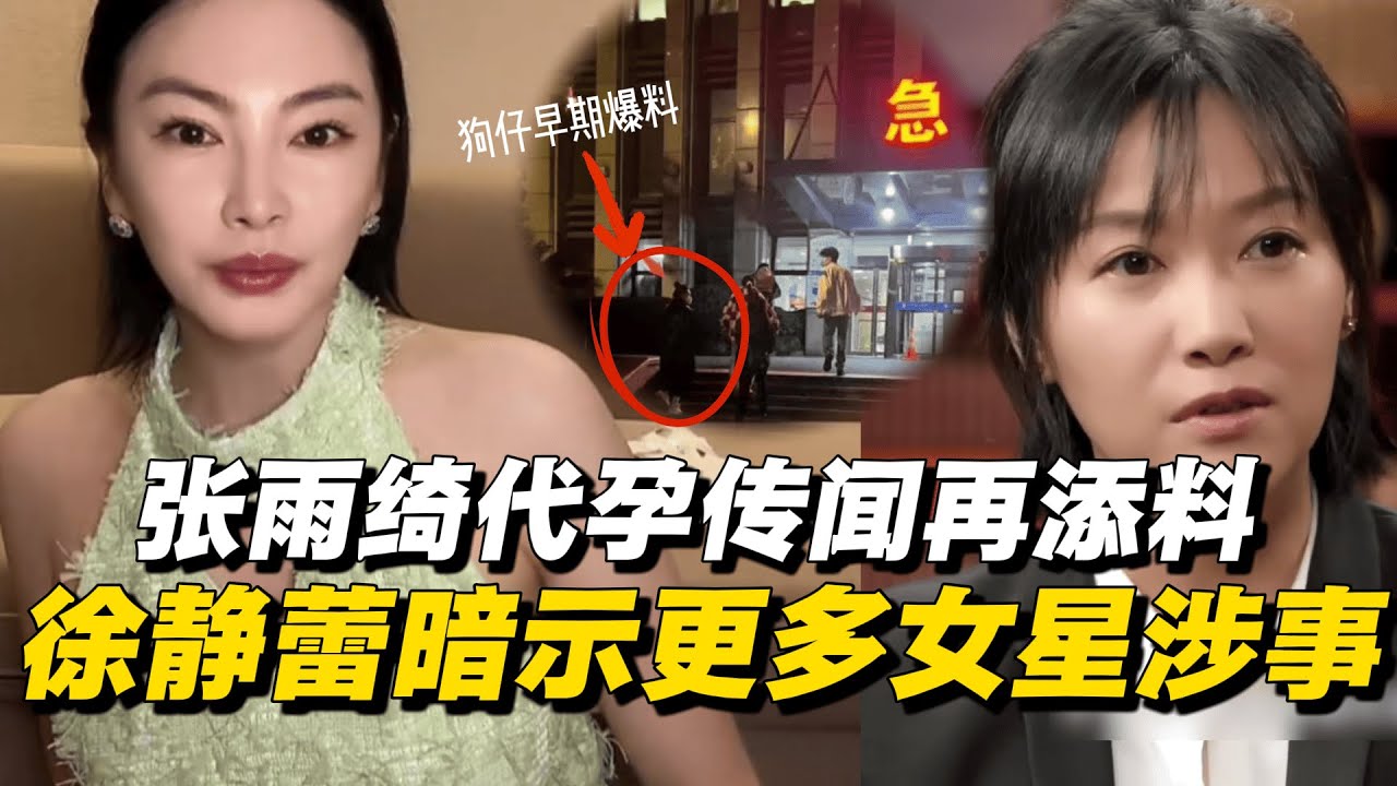 张雨绮代孕传闻再添料！徐静蕾发声暗示更多女星涉事！ #徐静蕾 #窦文涛 #马家辉 #马未都 #圆桌派 #代孕 #娱乐 #八卦 #爆料