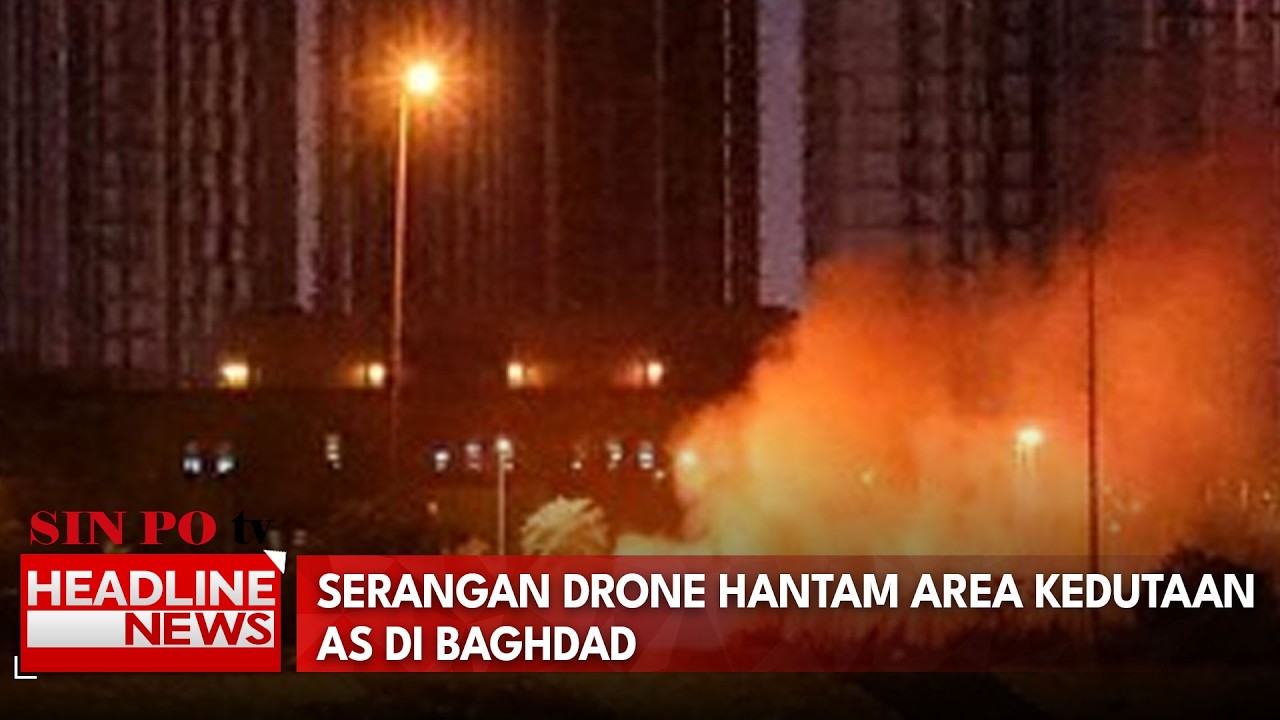 Serangan Drone Hantam Area Kedutaan AS di Baghdad