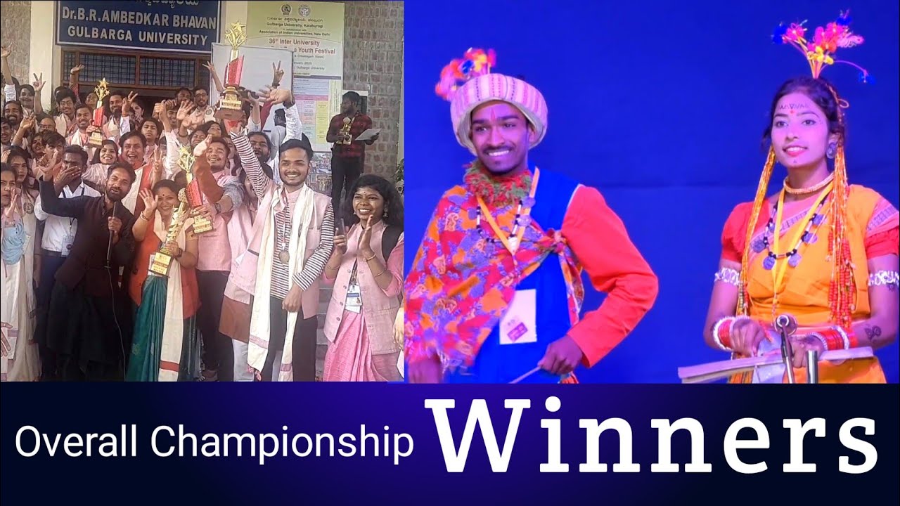 Indira Kala Sangeet Vishwavidyalaya wins 'Overall Championship' at 36 South East zone Youth festival