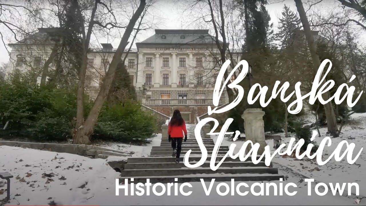 🌋 3 places to visit on a windy Day Trip to Bansk&aacute; &Scaron;tiavnica in a VOLCANIC CRATER! 🇸🇰