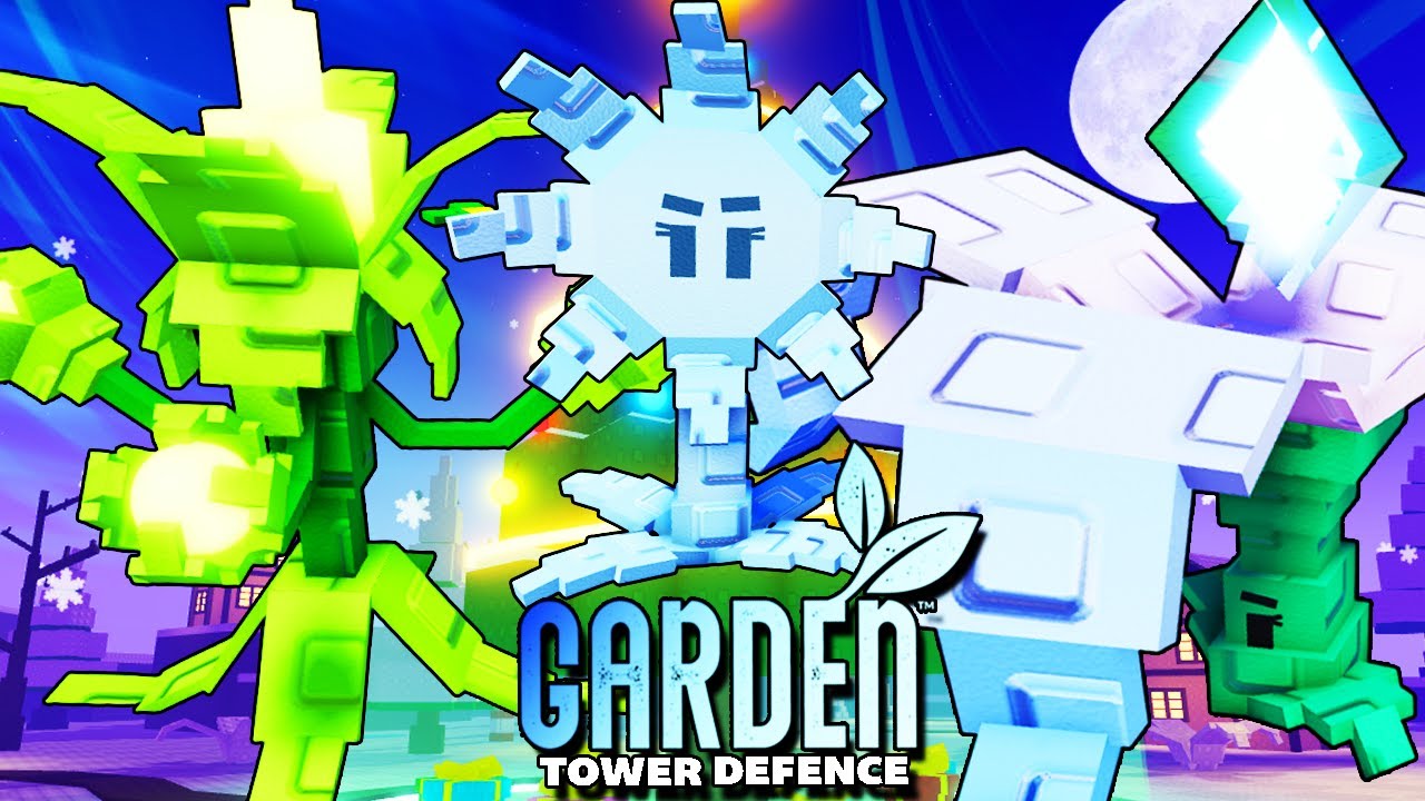 SIM ESSA UNIDADE VIRO À PLANTA MAIS OP E NOVO SUMMUM DO UPDATE DE NATAL DO GARDEN TOWER DEFENSE UPD!