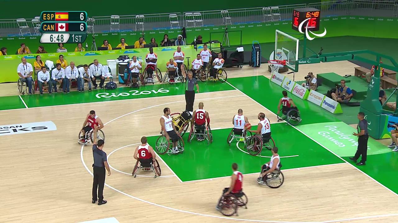 Wheelchair Basketball | Spain vs Canada | Men’s preliminaries | Rio 2016