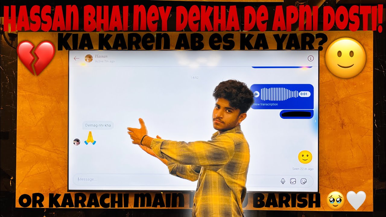 Hassan bhai ney dekha de apni dosti🙂💔 or karachi main hui aj barish ❤️ #vlog #share #subscribe #like