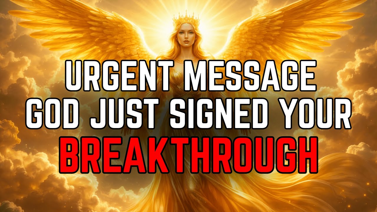 CHOSEN ONES: GOD JUST SIGNED YOUR BREAKTHROUGH