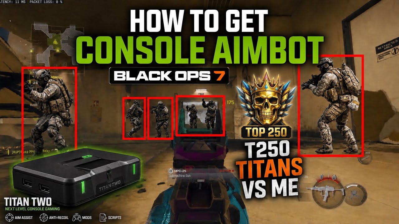 HOW TO GET CONSOLE AIMBOT ON ANY GAME (Titan Two Set Up) 