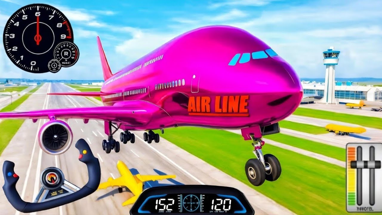 Flight Airplane 🚨 City Pilot Simulator - Plane Boeing Emergency Landing - Android Gameplay