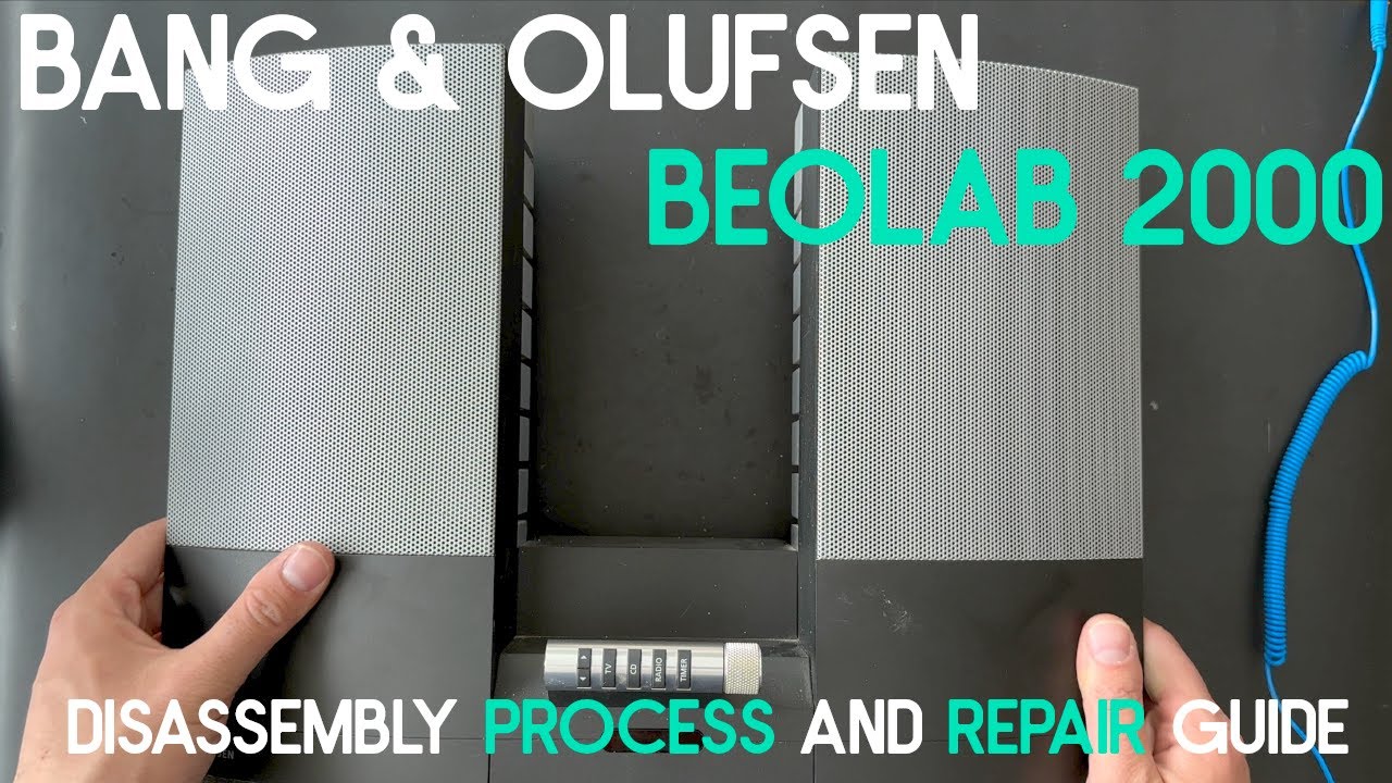 Bang & Olufsen BeoLab 2000 Active Link Room Loudspeaker Disassembly process and Repair guide