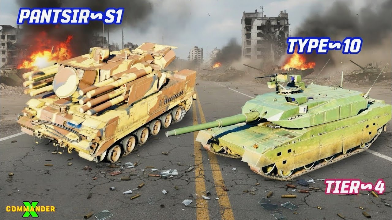 MWT Pantsir S1 & Type 10 Tier 4 Gameplay MWT Tank Battles| mwt tank 