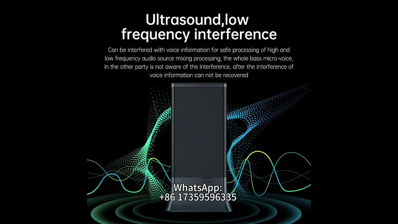 F12 360 Degree Anti Voice Recording Jammer Cell Phone Microphone Speaker #antirecording