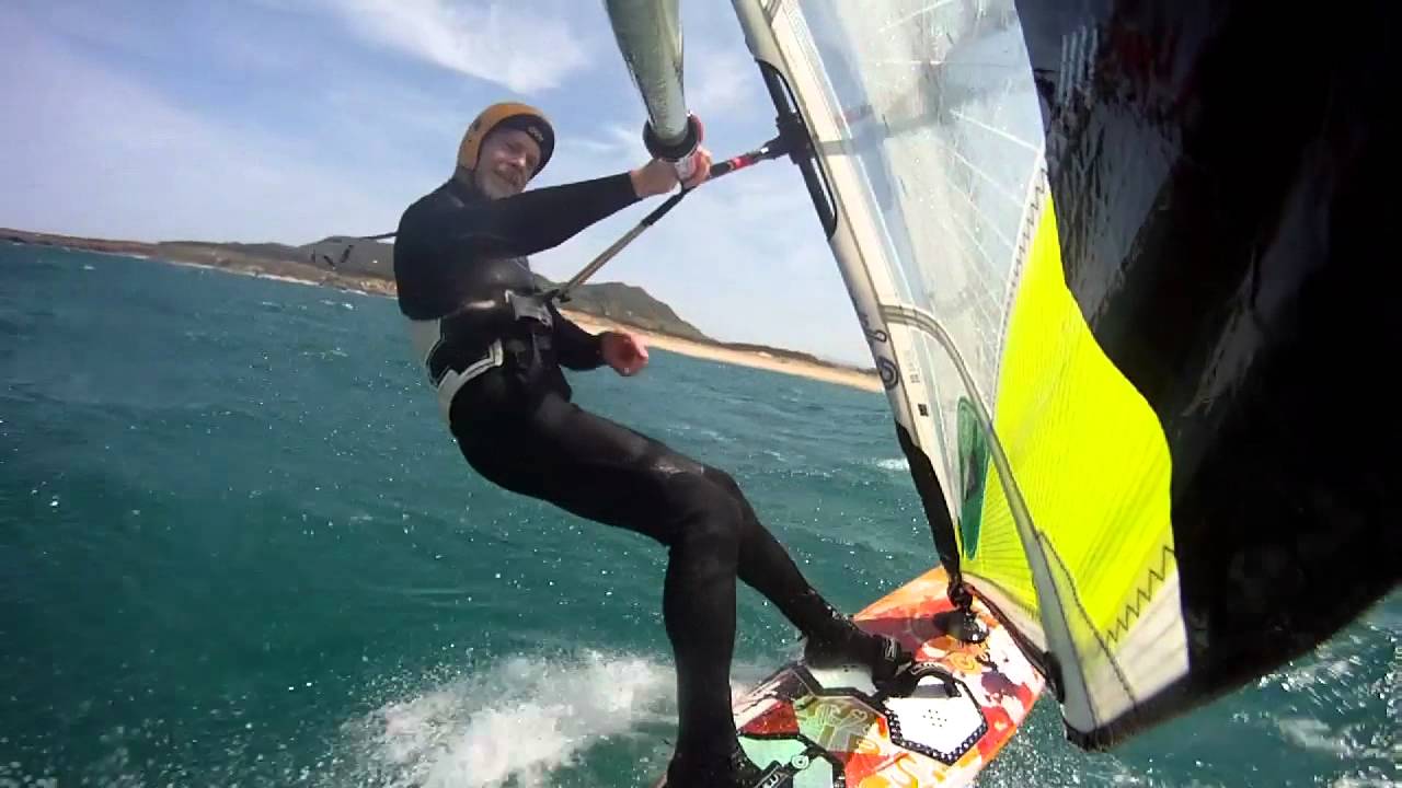 Windsurf Playa Valdearenas, Liencres, Cantabria, Spain - GoPro - Justin