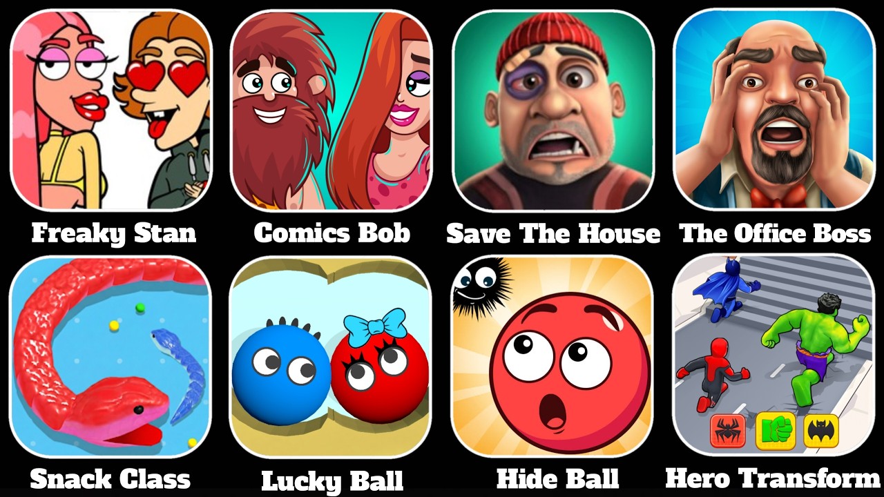 Freaky Stan, Comics Bob, Save The House, The Office Boss Prank, Snack Class, VeniX GamePlay