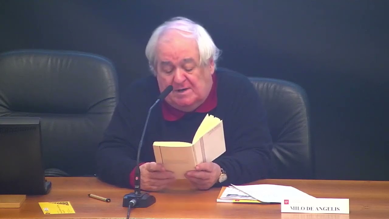 Milo De Angelis legge sue poesie al Premio Betocchi 2021