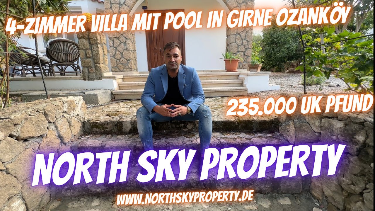 Nordzypern 4-Zimmer Villa mit pool in Kyrenia Ozank&ouml;y🌟🌟🌟
