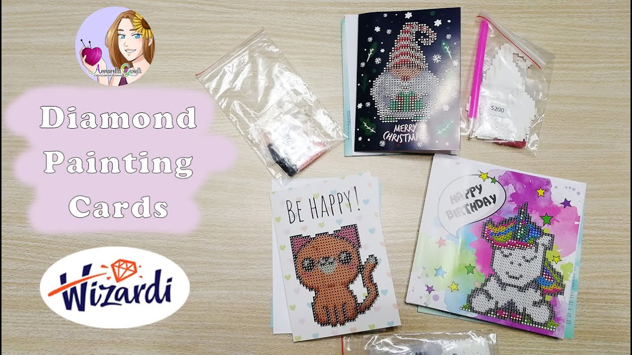 Diamond Painting Cards 🌻  Wizardi 🌻 Annarella Gioielli 🌻