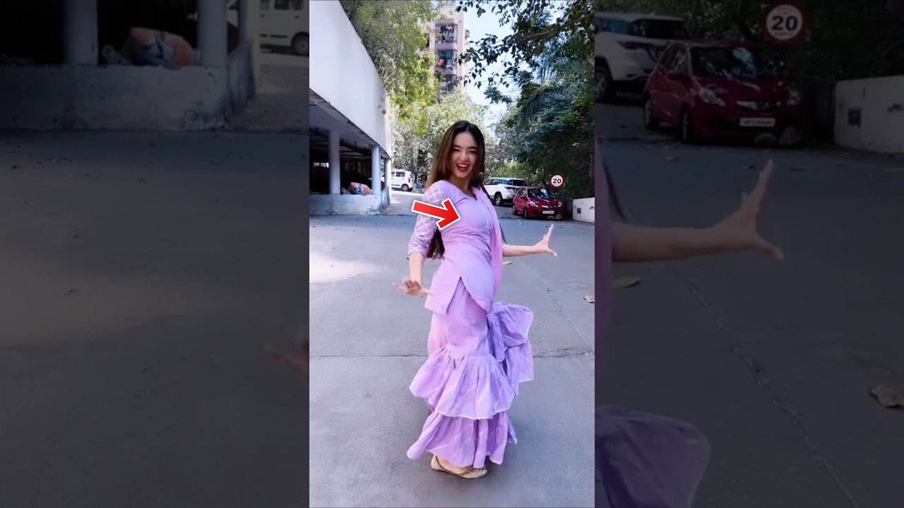 Anushka Sen का Lavender Sharara Look 💜 