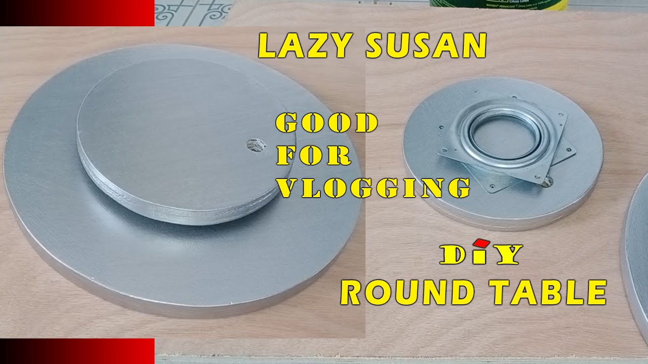 ⭕ Lazy Susan Rotating Table Ideal For Vlogging 360° Degrees View ⦿ Rotating Round Table