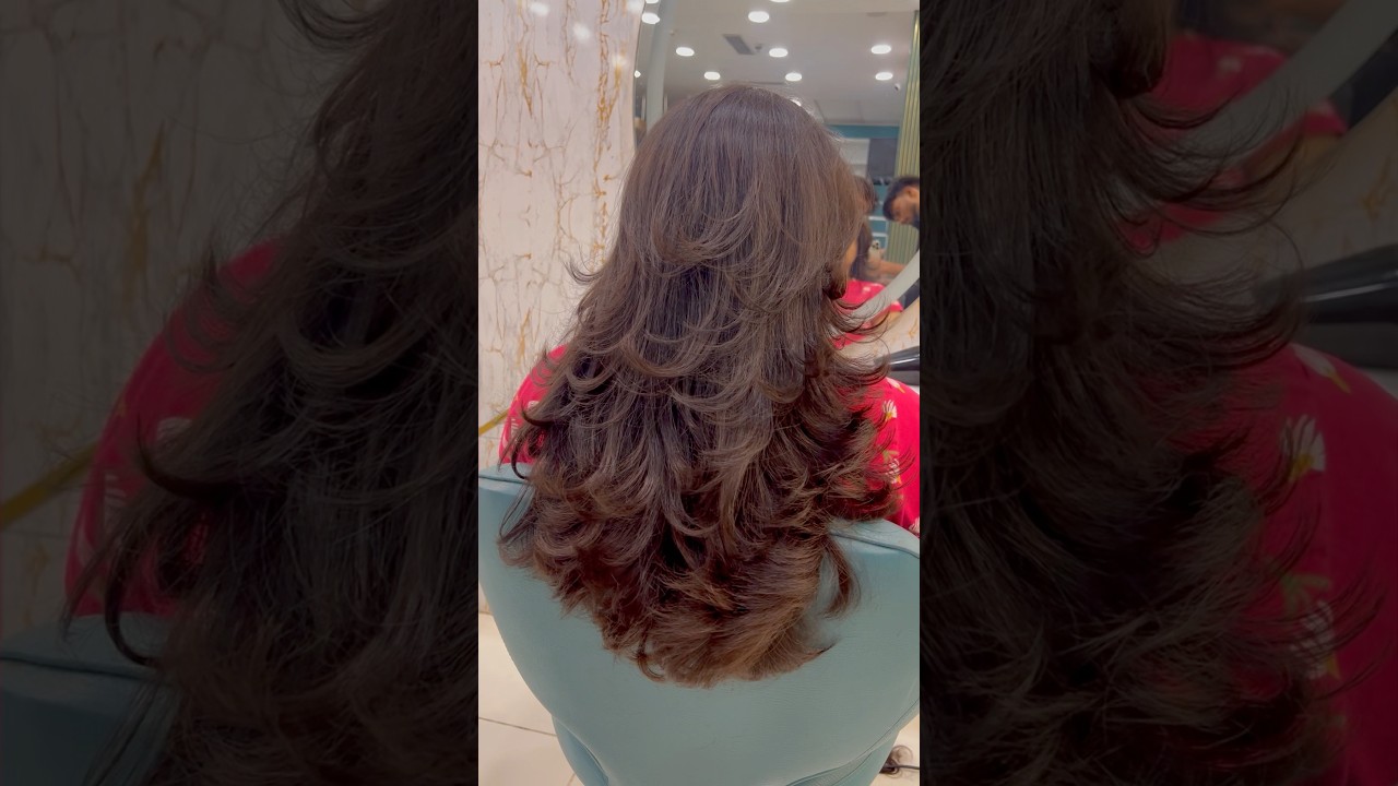 Layer cut with volume #haircut