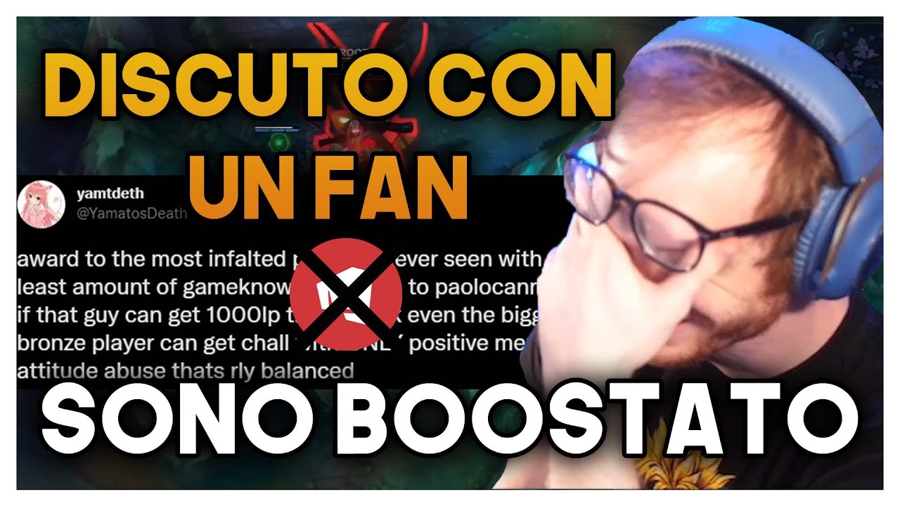 DISCUTO CON UN HATER PERCHÉ SONO BOOSTATO DALLA RIOT