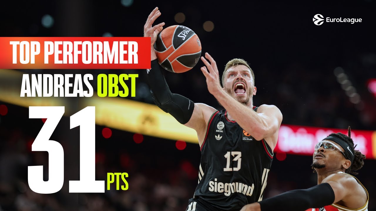 31 Points, 9 Threes | Andi Obst&rsquo;s UNSTOPPABLE Night | Bayern vs Crvena Zvezda