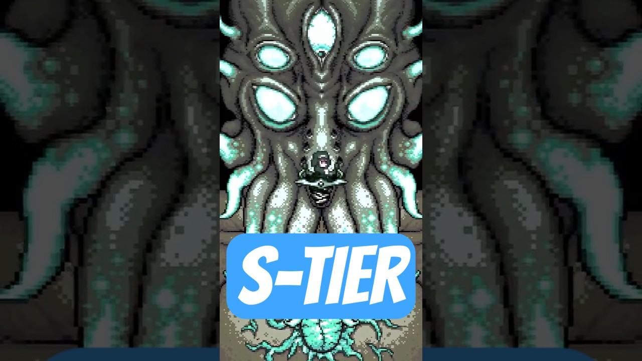 Terraria Boss Difficulty Tier List! #terraria #shorts