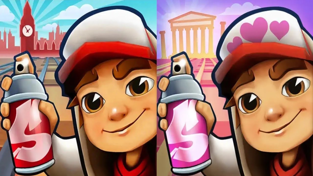 Subway surfers : London Lucky Creatures 2026🆚 Greece love Odyssey 2024 Map Comparison 