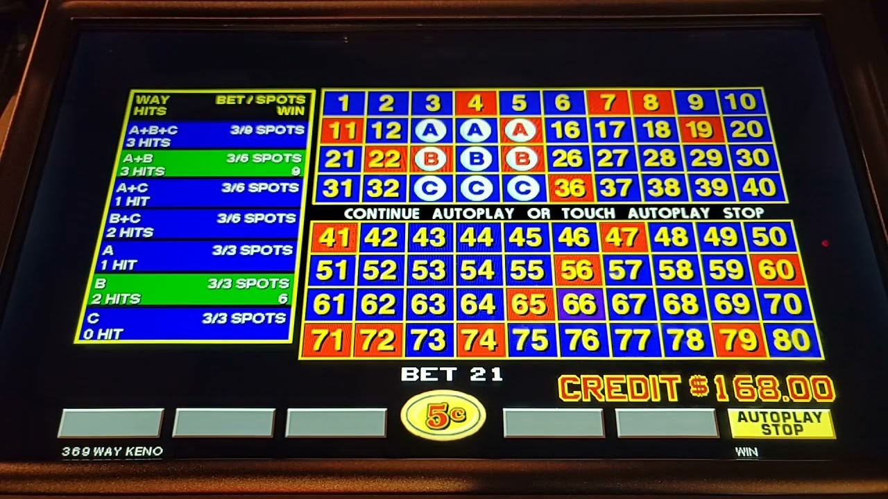 359 Way Keno - 13 to 35