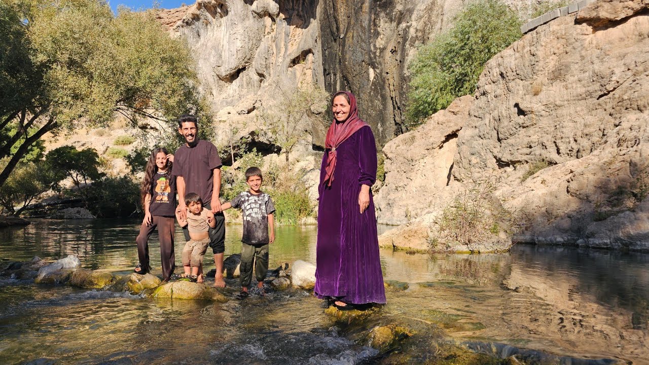 **Nomadic Family Adventure: Into the Forest & By the River | Cooking in Nature**