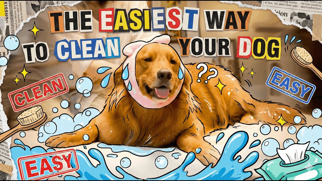 The Ultimate Lazy Owner Hack for a Clean Dog 🤫🧤 (No Tub Required!)