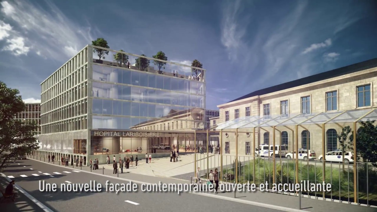 Présentation du projet Nouveau Lariboisière : les extérieurs
