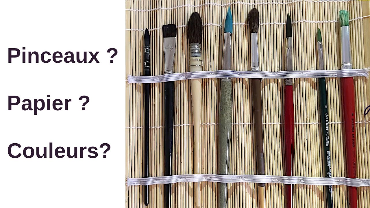 Mon matériel favori pour l'aquarelle ? - Réponses à vos questions partie 1