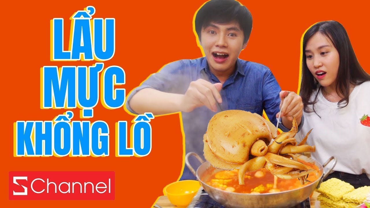 HÔM NAY ĂN GÌ - ĐẮM CHÌM TRONG LẨU MỰC KHỔNG LỒ HÀN QUỐC!