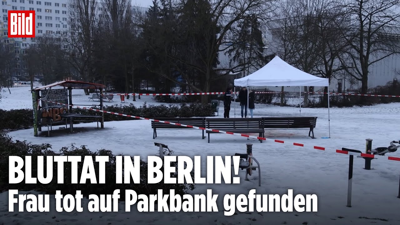 MORD IN BERLIN: Frau tot auf Spielplatz gefunden &ndash; Polizei nimmt Verd&auml;chtigen am Tatort fest
