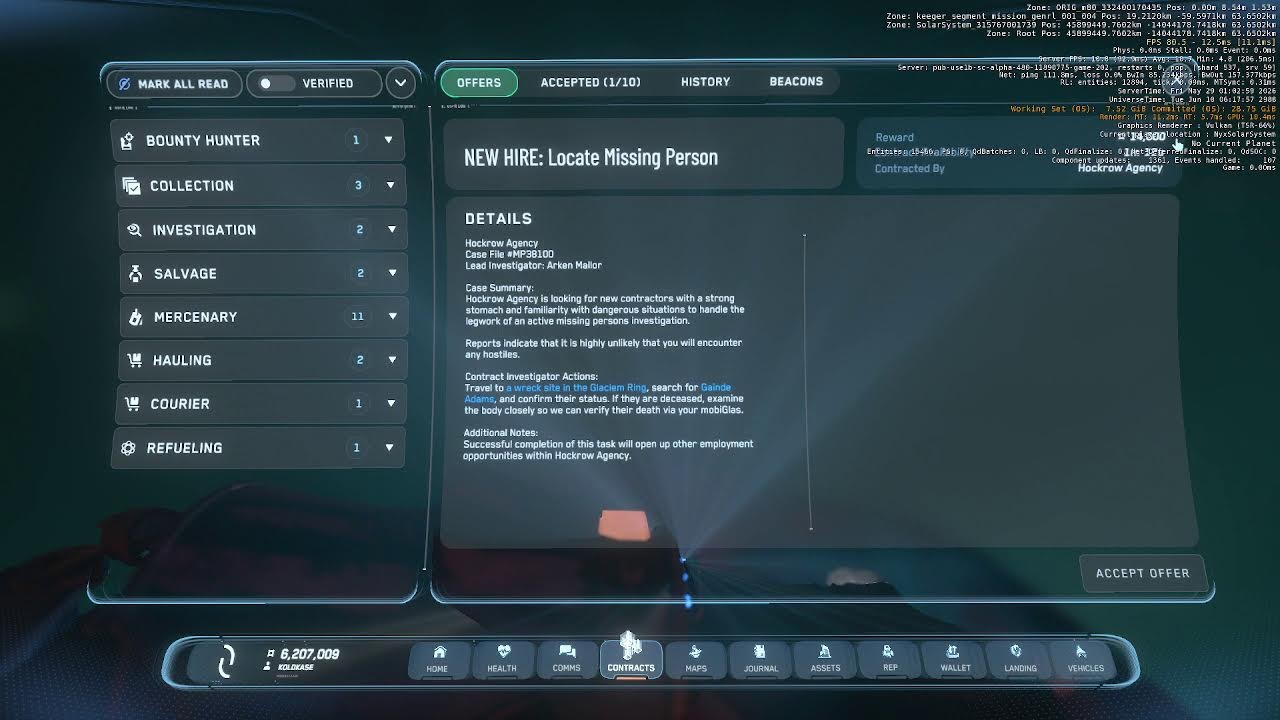 4.8 Star Citizen solo intersec missions