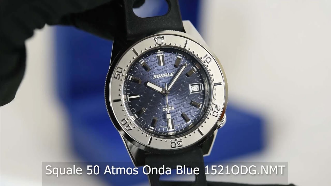 Squale 50 Atmos Onda Blue 1521ODG.NMT