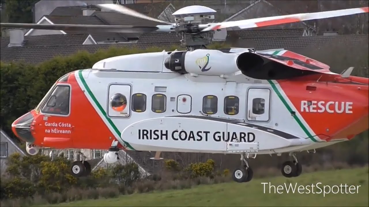 Irish Coast Guard EI-ICG Letterkenny University Hospital 13th March 2025
