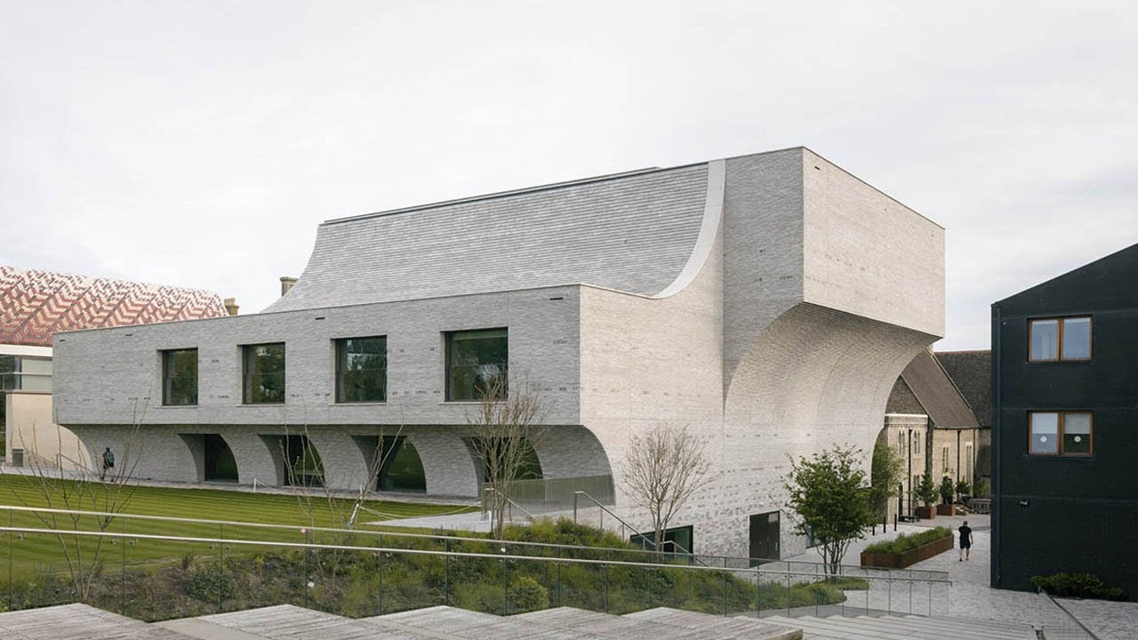 Krft Creates Brighton College Arts Centre That Features Sculptural Protruding Volumes