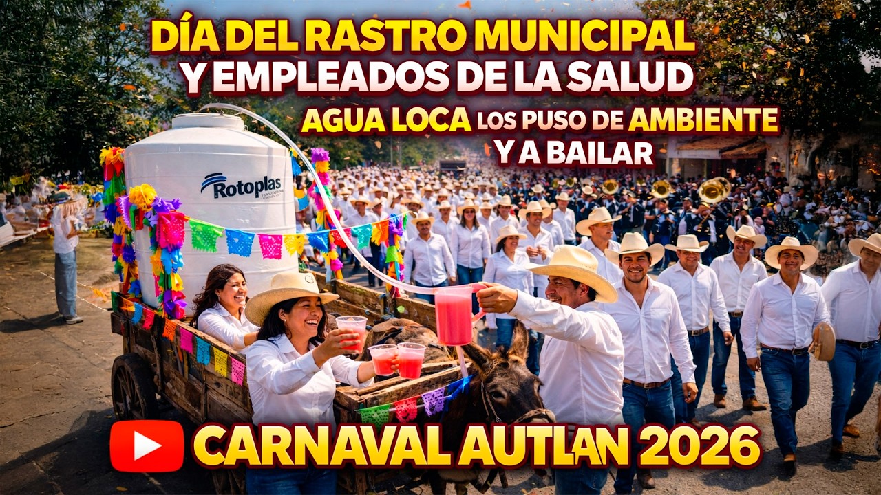 Así prendieron el ambiente en la farola del Carnaval Autlán 2026…