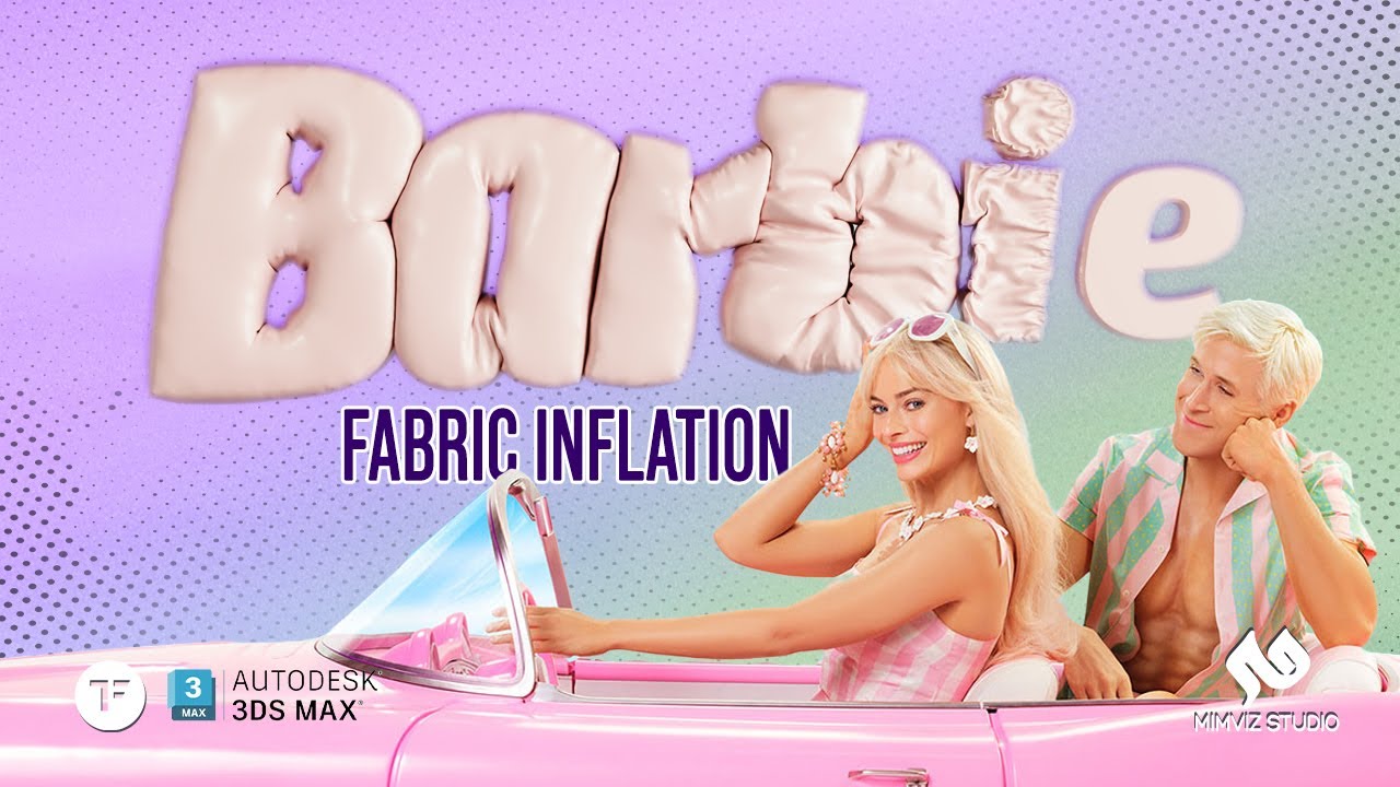 Tyflow Tutorial | Fabric Inflation - Barbie!!!