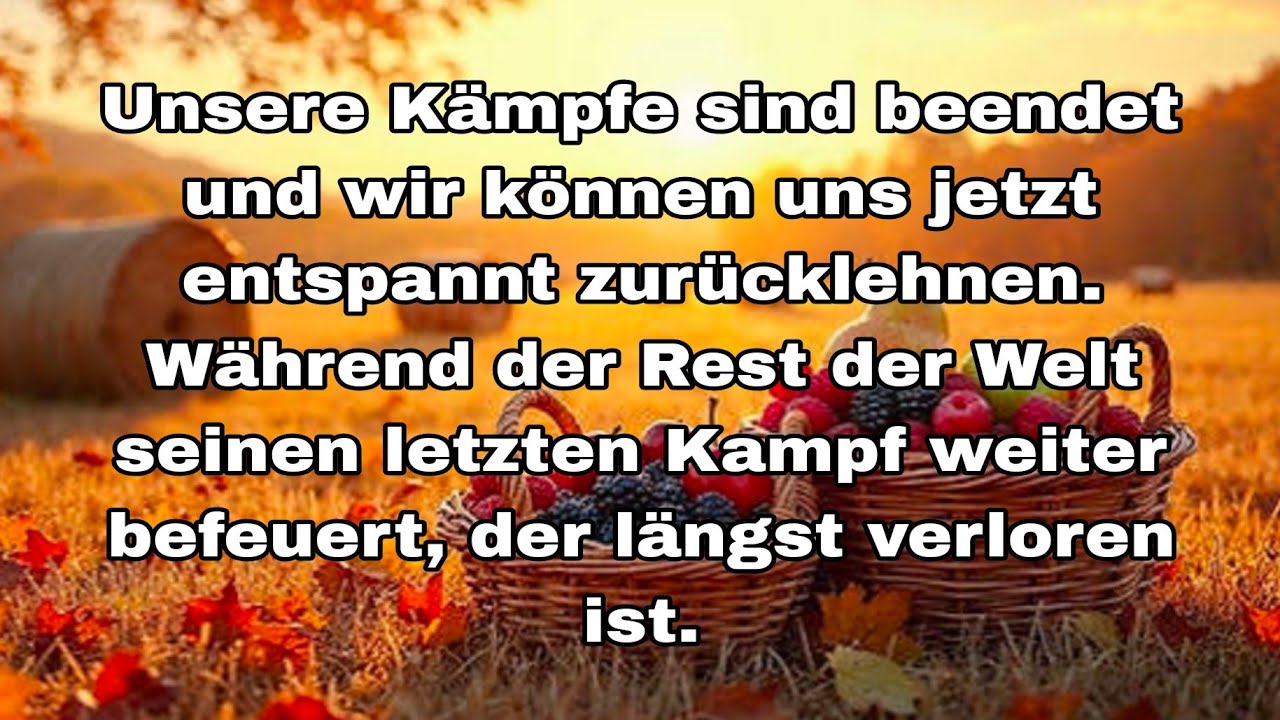 Die Kämpfe sind beendet. Was dich noch umzingelt, macht sich nur für den Blitzeinschlag bereit.