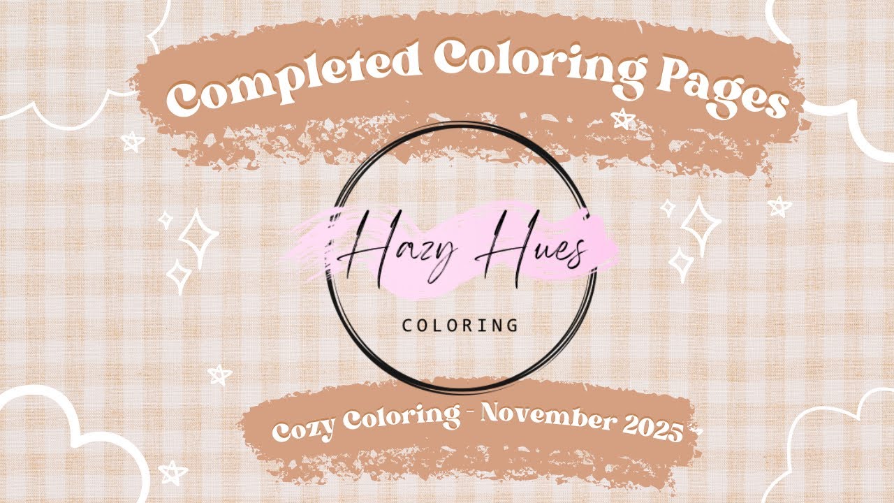 Completed Coloring Pages for November 2025