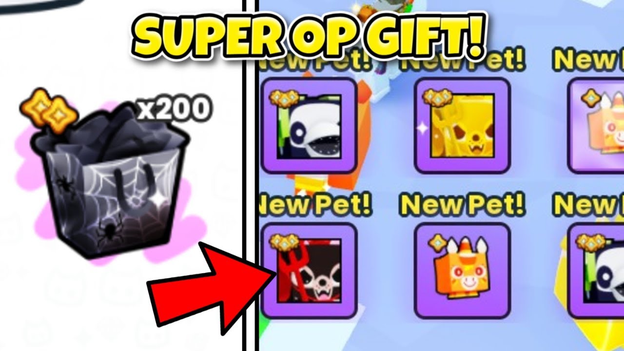 I Opened 200 Spider Gifts & They are BROKEN! (Pet Simulator 99)