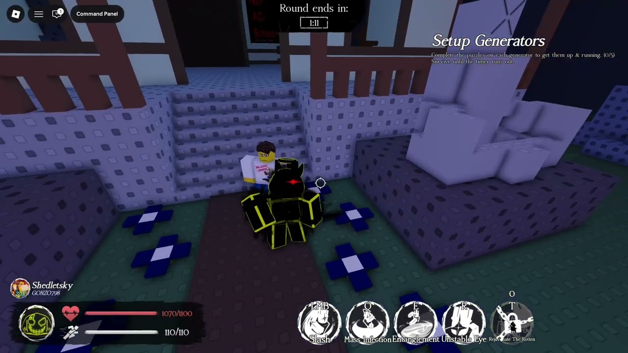 1x1x1x1 VS shedletsky #roblox #shedletsky #1x1x1x1