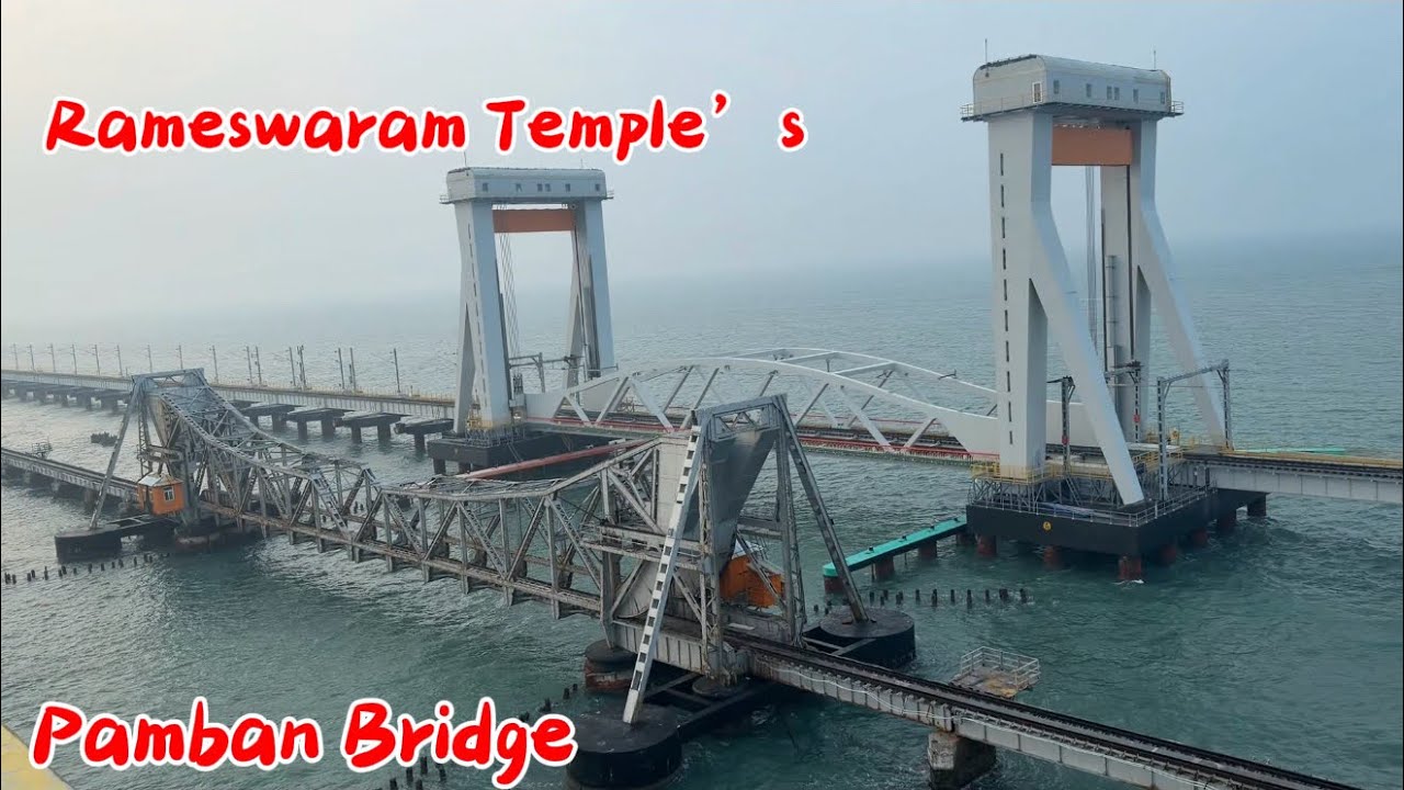 India’s Most Beautiful Sea Bridge! Pamban Bridge & Rameswaram Temple Tour