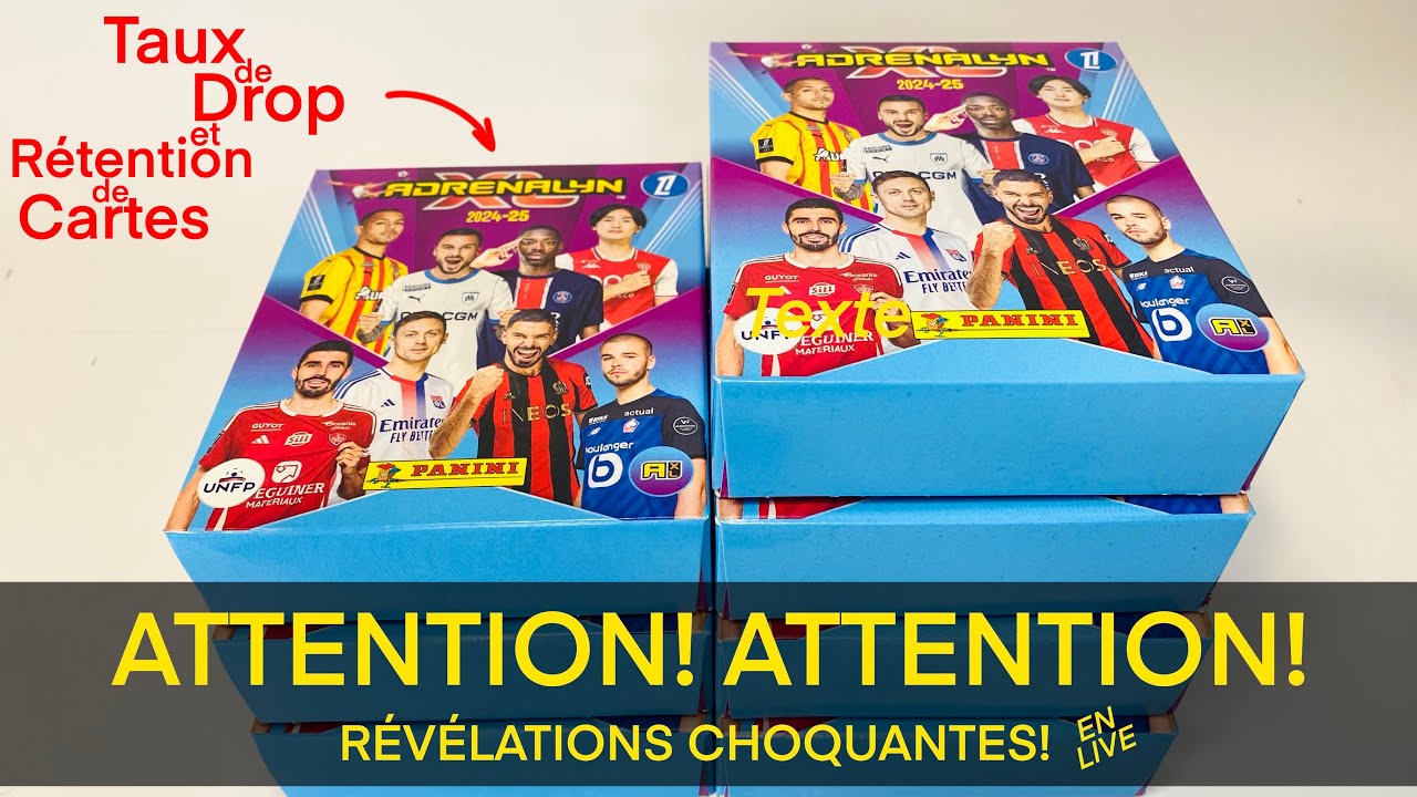 Adrenalyn XL ligue 1 2024/25 Panini ne nous dit pas tout!