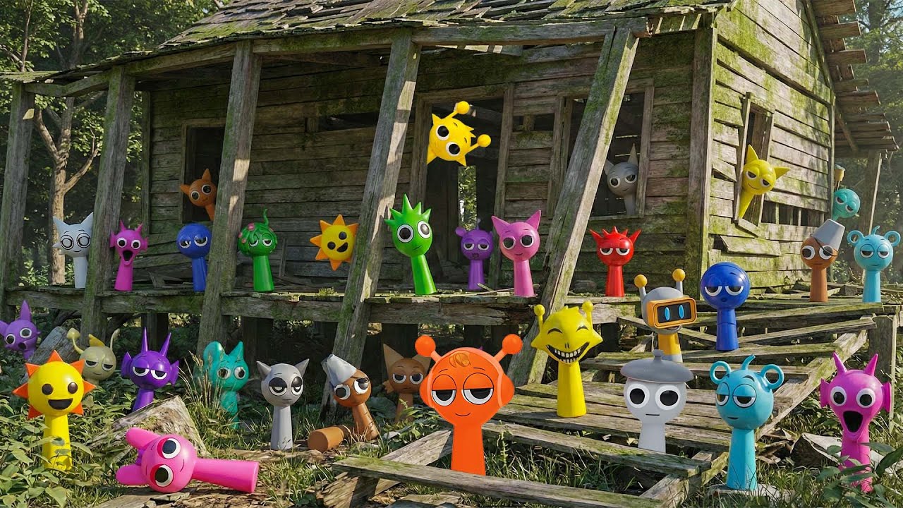 Something Was Watching Me in the Abandoned House… It Was Sprunki