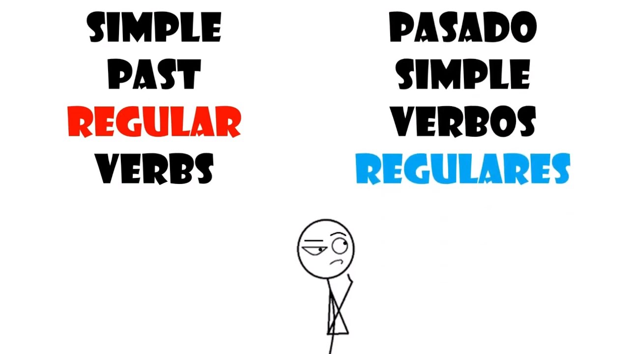 Pasado simpe con verbos regulares en ingl&eacute;s