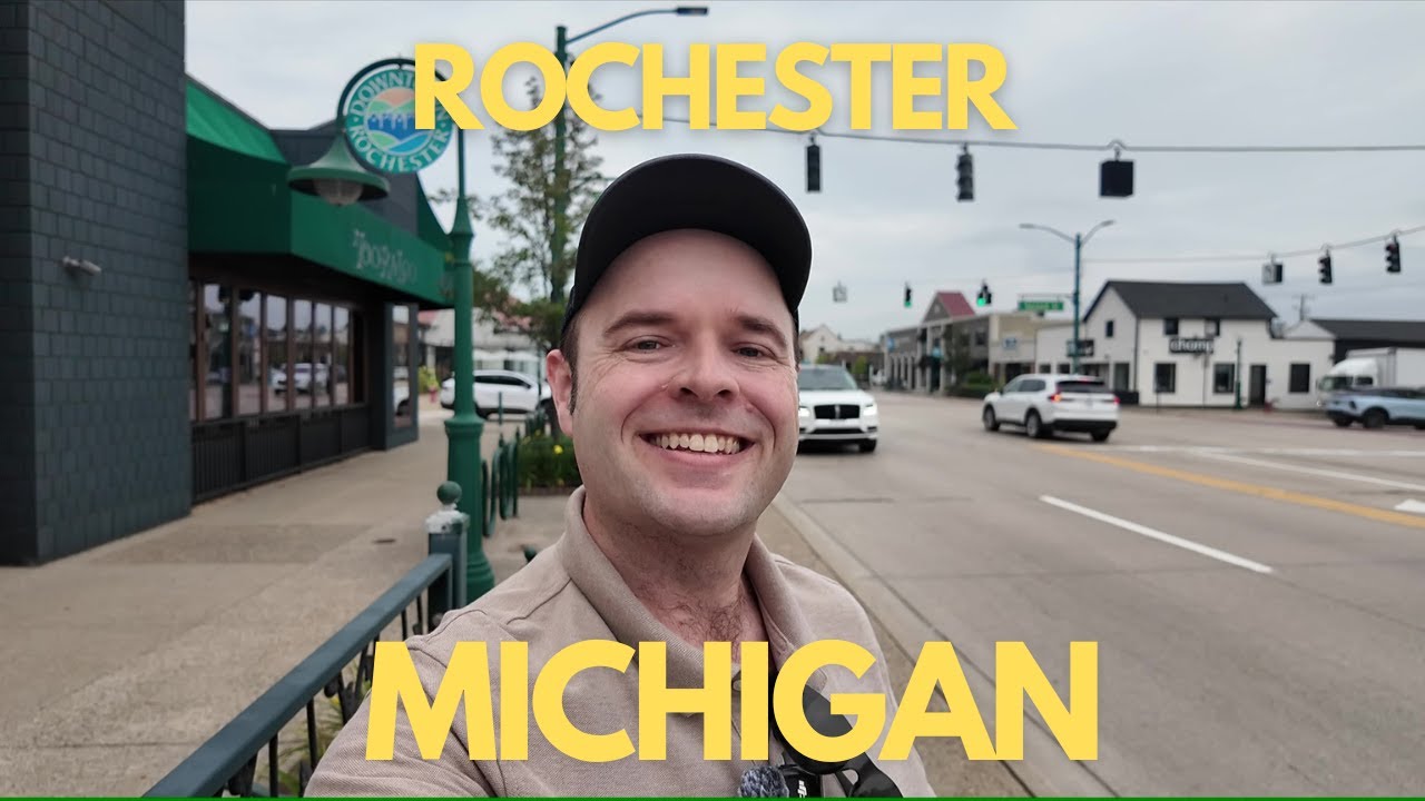 Exploring Downtown ROCHESTER MICHIGAN | Walking Tour