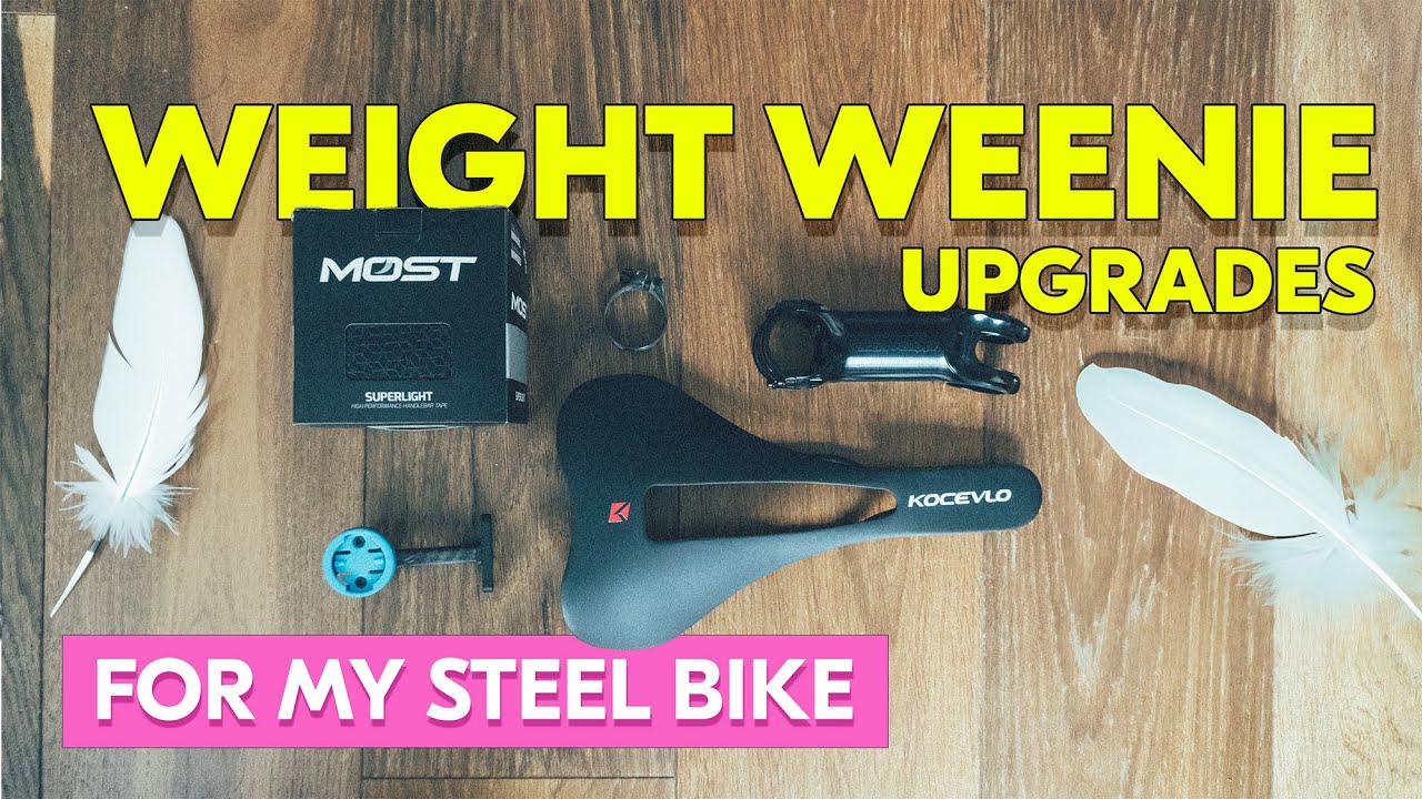 Sub 7kg bike upgrades. Lightweight components for my steel road bike.
