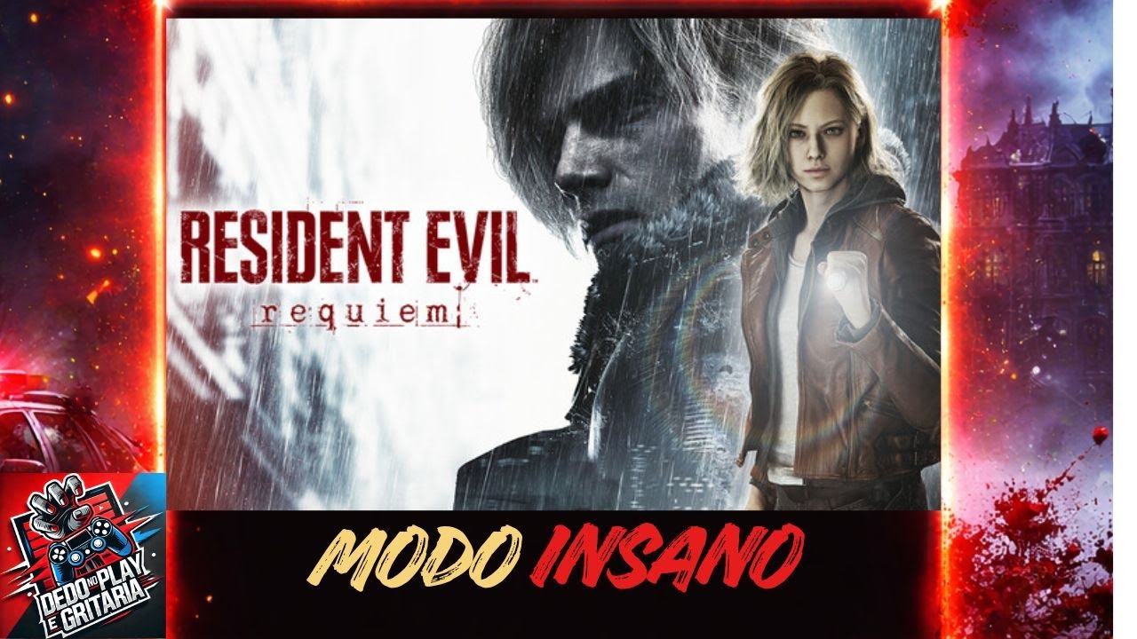 RESIDENT EVIL REQUIEM no MODO INSANO 😱 | Zerando na Dificuldade MÁXIMA!